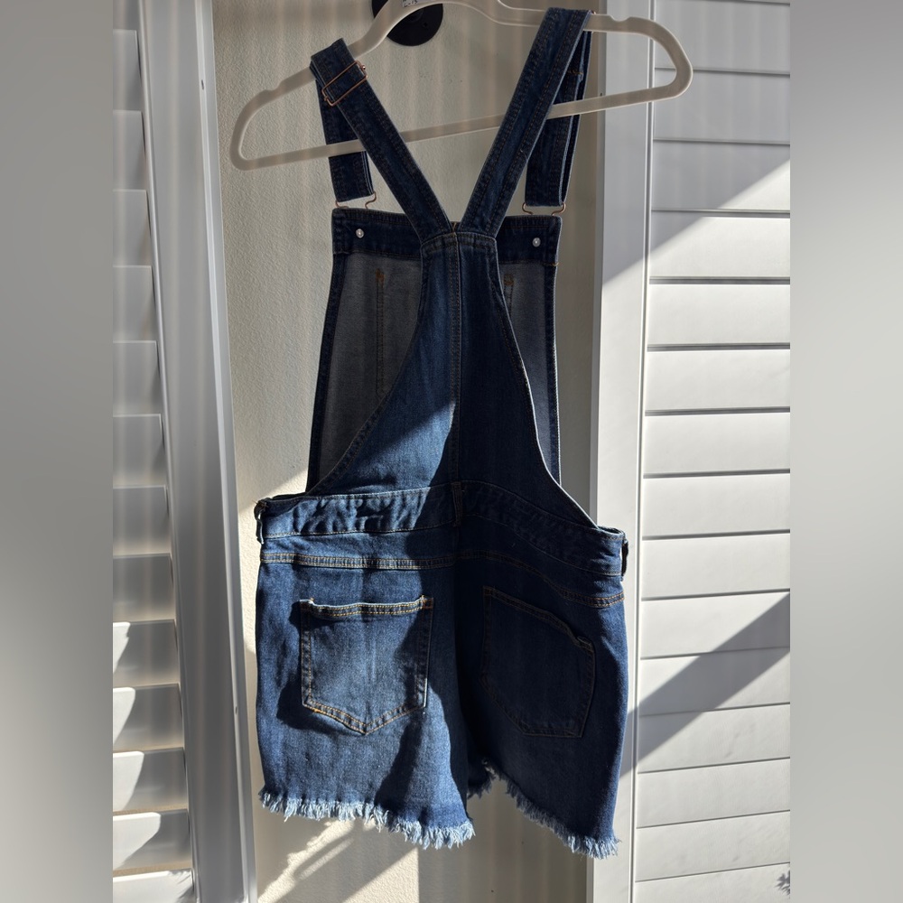Love Tree. Size L. Blue Denim Overalls